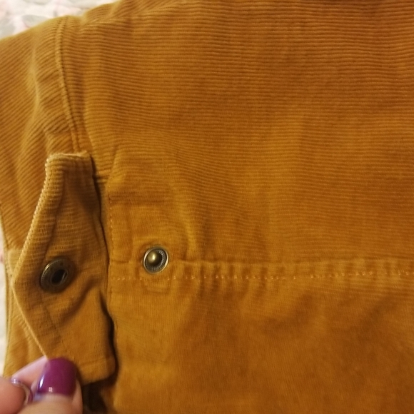 Forever 21 mustard corduroy skirt - Picture 7 of 8